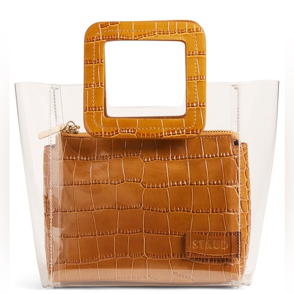 STAUD Handbags - STAUD Mini Shirley PVC Bag With Inner Pouch